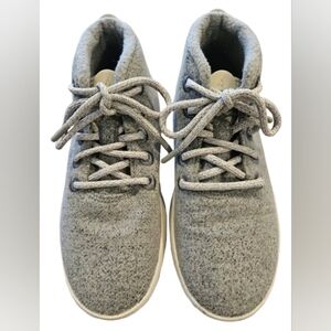 Allbirds Wool Runner-Up Mizzles Women’s 7 Grey High Top Sneakers Water Resistant